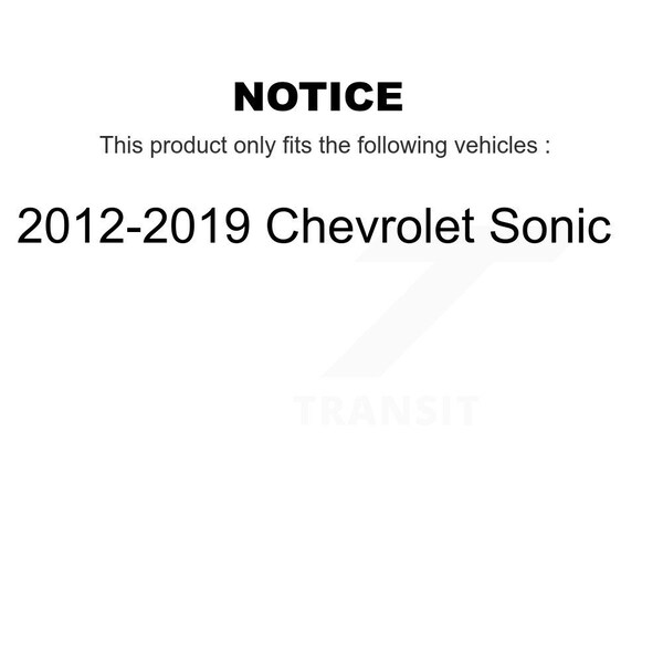 Front Outer Steering Tie Rod End For 2012-2019 Chevrolet Sonic